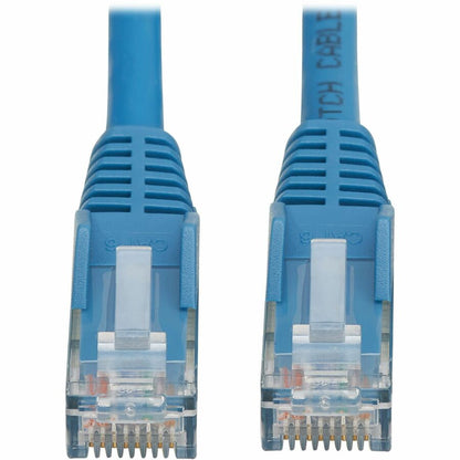 Câble Ethernet UTP moulé Cat6 Gigabit sans accroc Tripp Lite by Eaton (RJ45 M/M), PoE, LSZH, bleu, 5 m N201L-05M-BL
