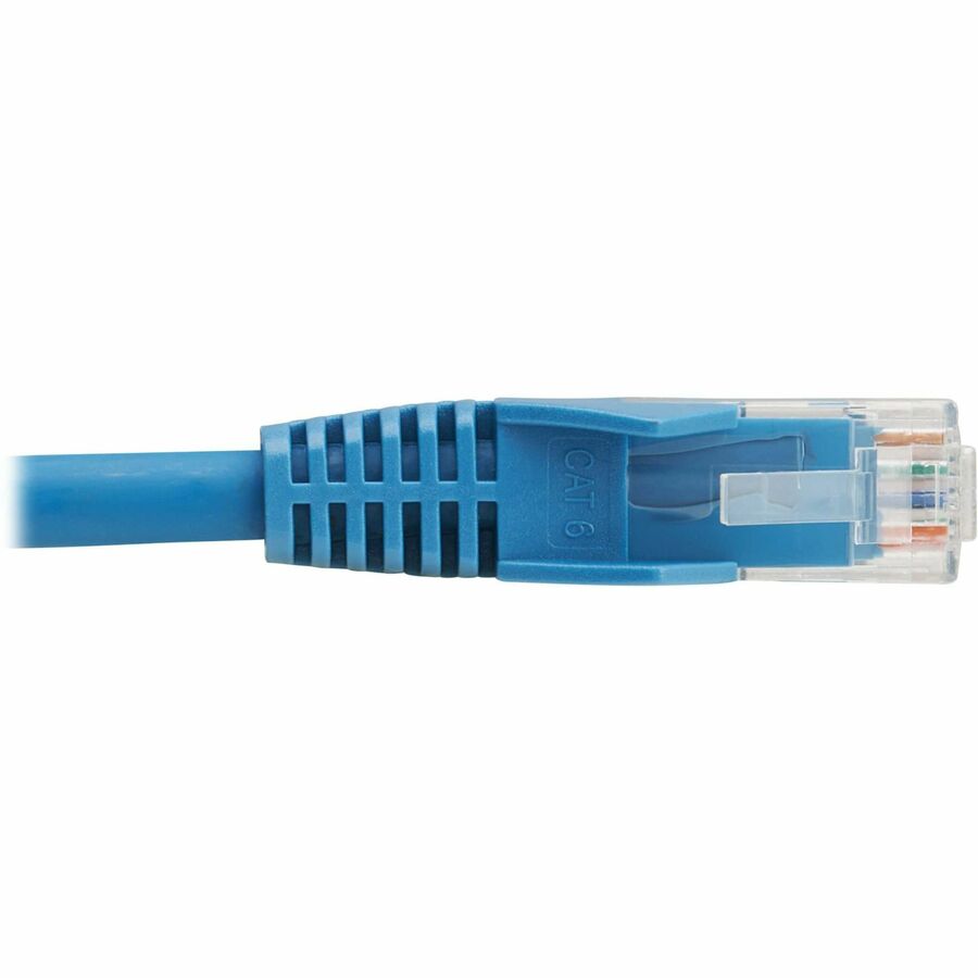 Câble Ethernet UTP moulé Cat6 Gigabit sans accroc Tripp Lite by Eaton (RJ45 M/M), PoE, LSZH, bleu, 5 m N201L-05M-BL