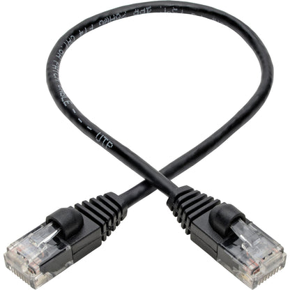 Câble réseau patch UTP Cat.6a Gigabit N261-S01-BK de Tripp Lite par Eaton N261-S01-BK