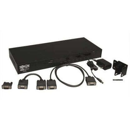 Commutateur KVM USB/PS2 à 8 ports pour montage en rack 1U de Tripp Lite - Boîtier en acier B042-008
