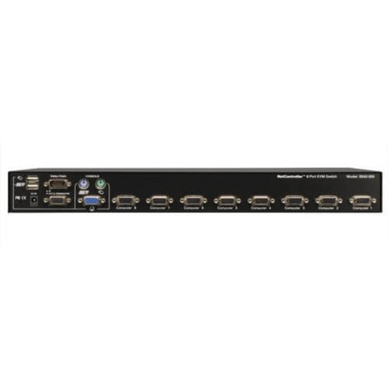 Commutateur KVM USB/PS2 à 8 ports pour montage en rack 1U de Tripp Lite - Boîtier en acier B042-008