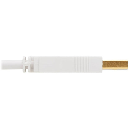 Tripp Lite Safe-IT USB-A to USB-B Antibacterial Cable (M/M), USB 2.0, White, 6 ft. U022AB-006-WH
