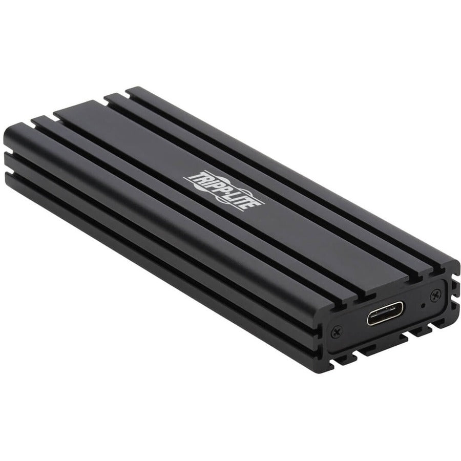 Boîtier de disque dur Tripp Lite by Eaton U457-1M2-NVMEG2 - Interface hôte USB 3.1 (Gen 2) Type C - Prise en charge UASP externe - Noir U457-1M2-NVMEG2