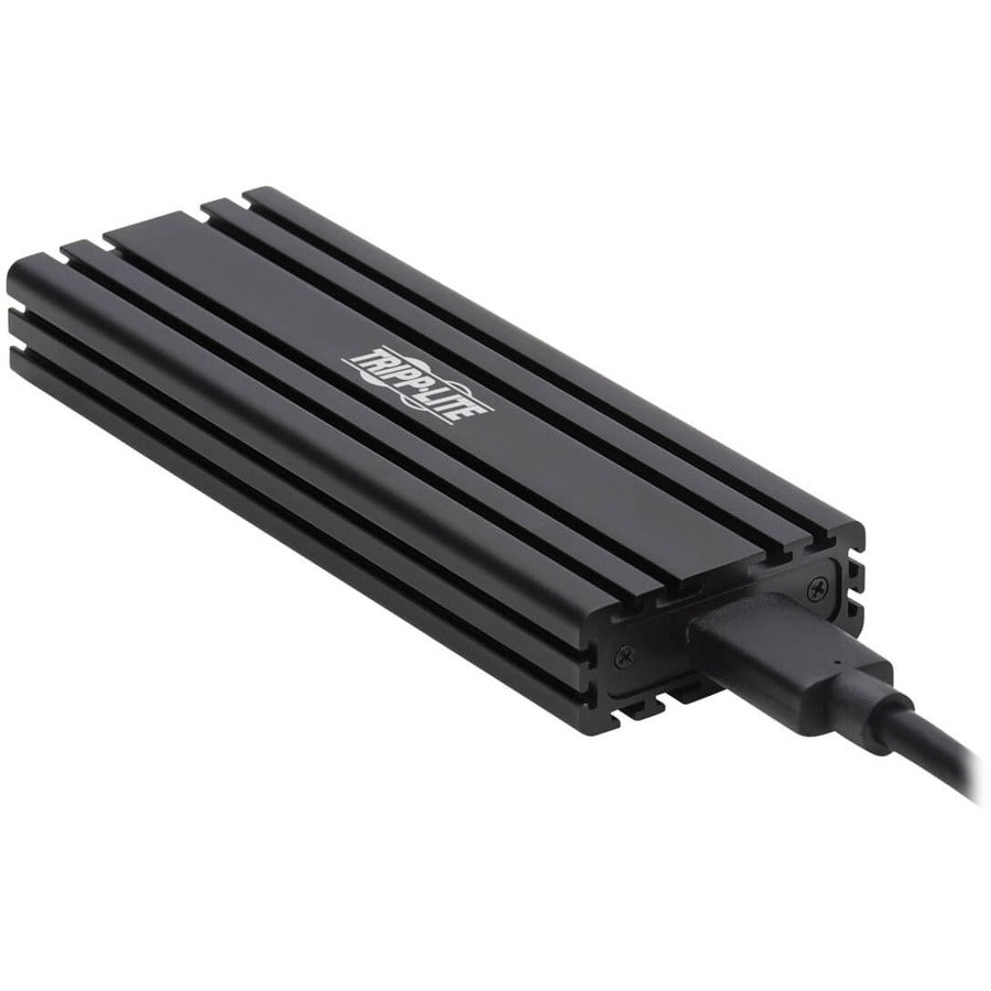 Boîtier de disque dur Tripp Lite by Eaton U457-1M2-NVMEG2 - Interface hôte USB 3.1 (Gen 2) Type C - Prise en charge UASP externe - Noir U457-1M2-NVMEG2