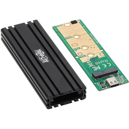 Boîtier de disque dur Tripp Lite by Eaton U457-1M2-NVMEG2 - Interface hôte USB 3.1 (Gen 2) Type C - Prise en charge UASP externe - Noir U457-1M2-NVMEG2