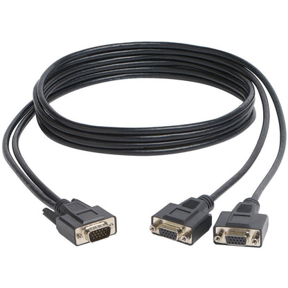 Câble répartiteur en Y pour moniteur VGA Tripp Lite 6 pieds haute résolution HD15 M/2xF 6' P516-006-HR
