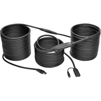 Câble d'extension répéteur actif USB 3.0 SuperSpeed ​​de Tripp Lite par Eaton (USB-A M/F), 20 m (65 pi) U330-20M