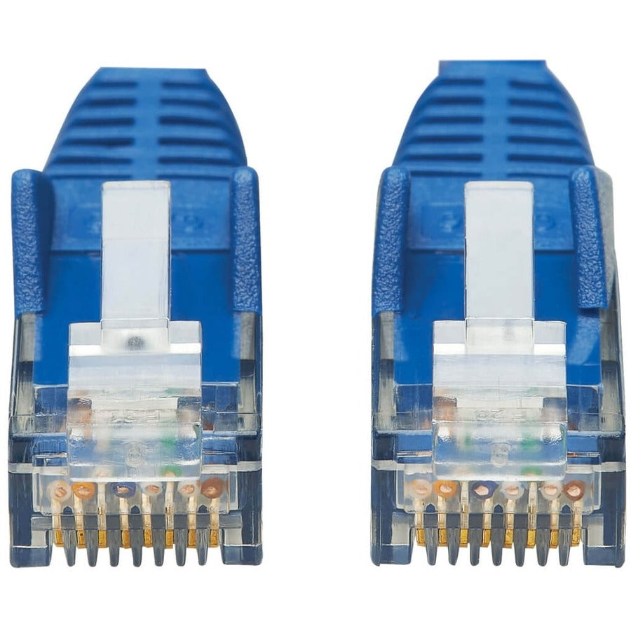 Câble de raccordement réseau UTP Cat6 sans accroc Tripp Lite par Eaton (RJ45 M/M), bleu, 10 pi. N201P-010-BL