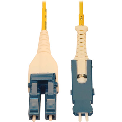 Câble à fibre optique monomode 9/125 OS2 40/100/400G Tripp Lite par Eaton N383L-01M, jaune, 1 m (3,3 pi) N383L-01M