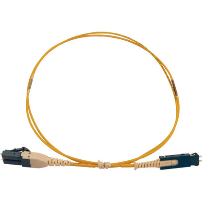 Câble à fibre optique monomode 9/125 OS2 40/100/400G Tripp Lite par Eaton N383L-01M, jaune, 1 m (3,3 pi) N383L-01M