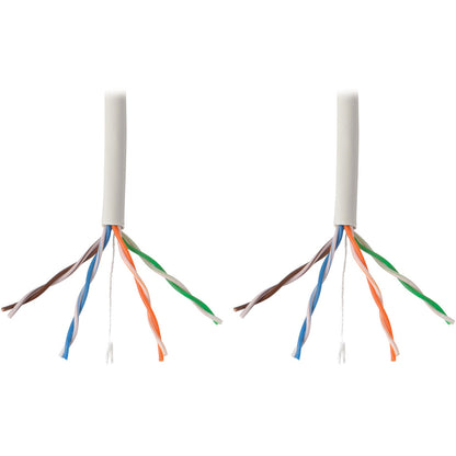 Câble PVC monobrin Cat5e 350 MHz Tripp Lite par Eaton, blanc, 1000 pi N022-01K-WH