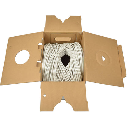 Câble PVC monobrin Cat5e 350 MHz Tripp Lite par Eaton, blanc, 1000 pi N022-01K-WH