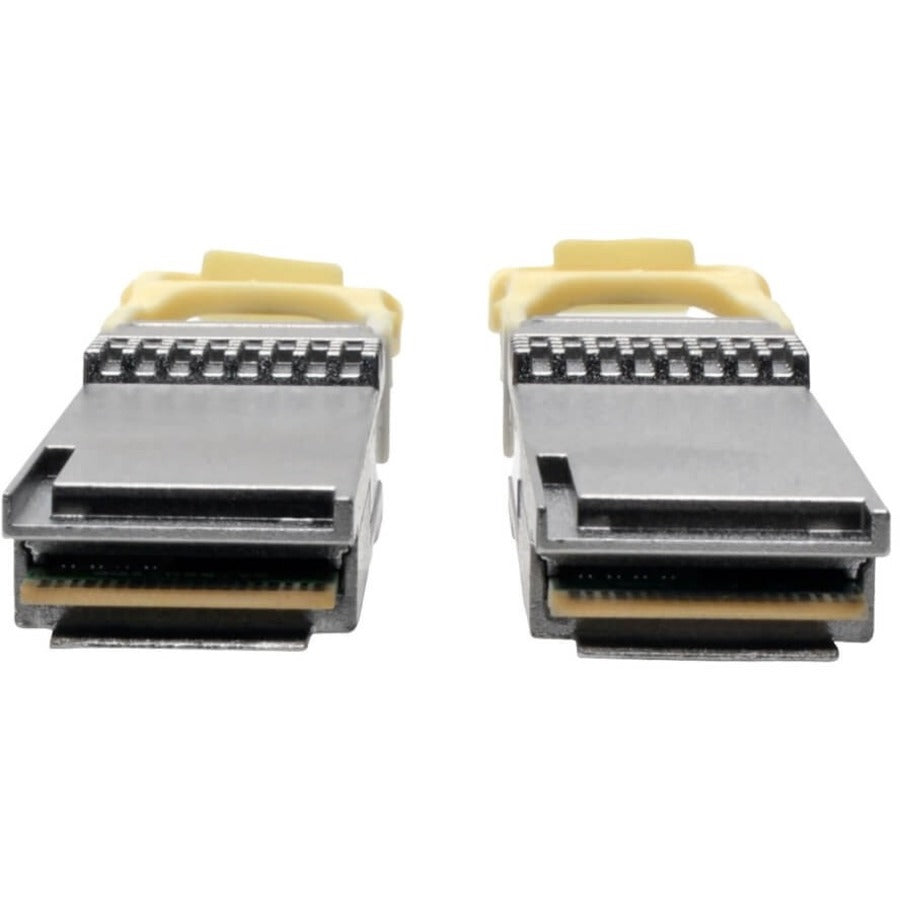 Câble optique actif Tripp Lite by Eaton QSFP28 vers QSFP28 - 100 GbE, AOC, M/M, Aqua, 15 m (49,2 pi) N28H-15M-AQ