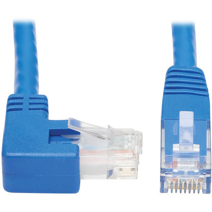 Câble Ethernet Cat6 à angle droit Tripp Lite par Eaton N204-020-BL-RA - 20 pi, M/M, bleu N204-020-BL-RA