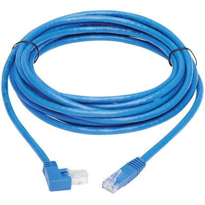 Câble Ethernet Cat6 à angle droit Tripp Lite par Eaton N204-020-BL-RA - 20 pi, M/M, bleu N204-020-BL-RA