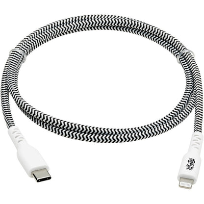 Tripp Lite by Eaton M102-003-HD Heavy-Duty USB-C to Lightning Cable (M/M), 3 ft. M102-003-HD