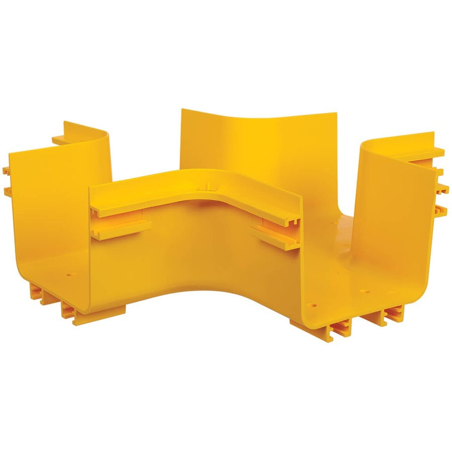 Jonction horizontale à 4 voies sans outil Tripp Lite by Eaton pour système de routage de fibre, 120 mm (5 po) SRFC5JUNT4