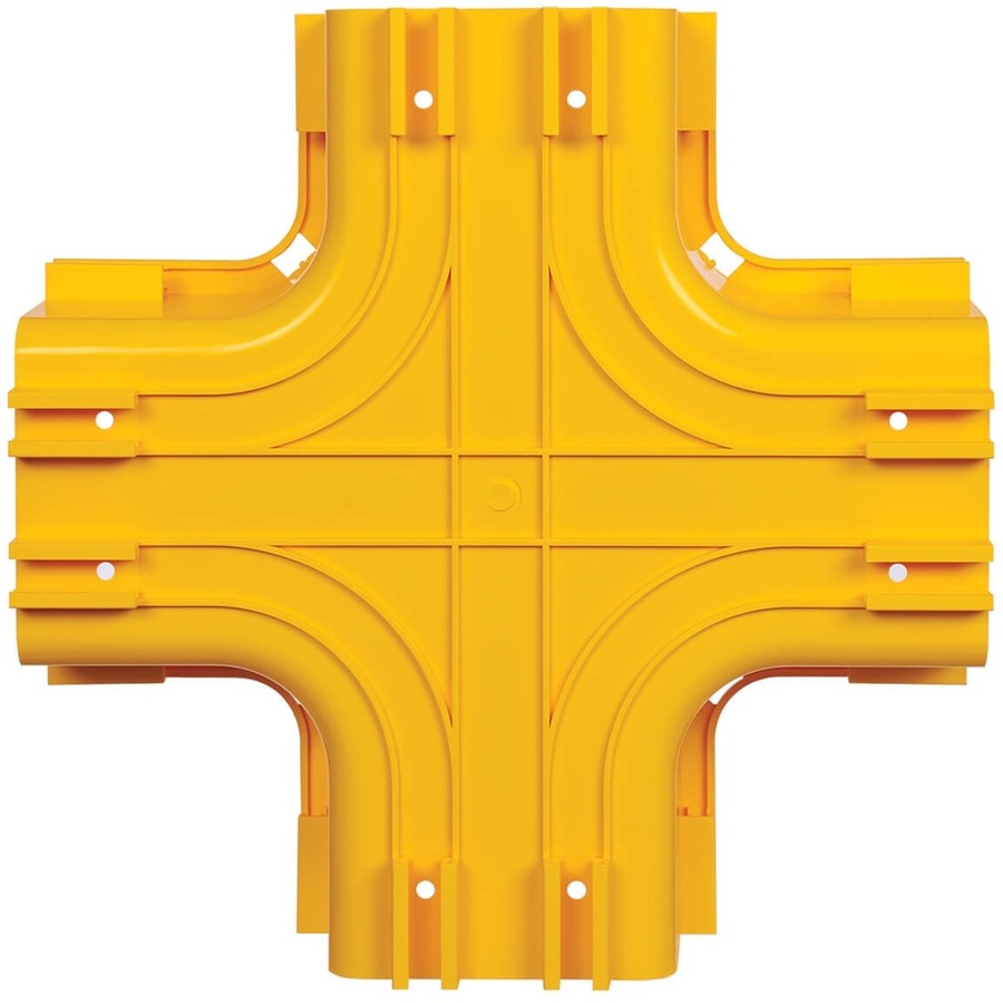 Jonction horizontale à 4 voies sans outil Tripp Lite by Eaton pour système de routage de fibre, 120 mm (5 po) SRFC5JUNT4