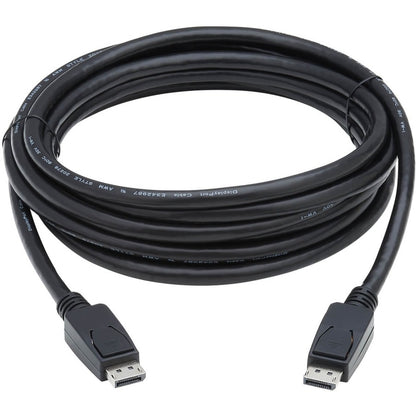 Câble DisplayPort 1.4 Tripp Lite par Eaton avec connecteurs à verrouillage, 8K, M/M, noir, 15 pi. P580-015-V4