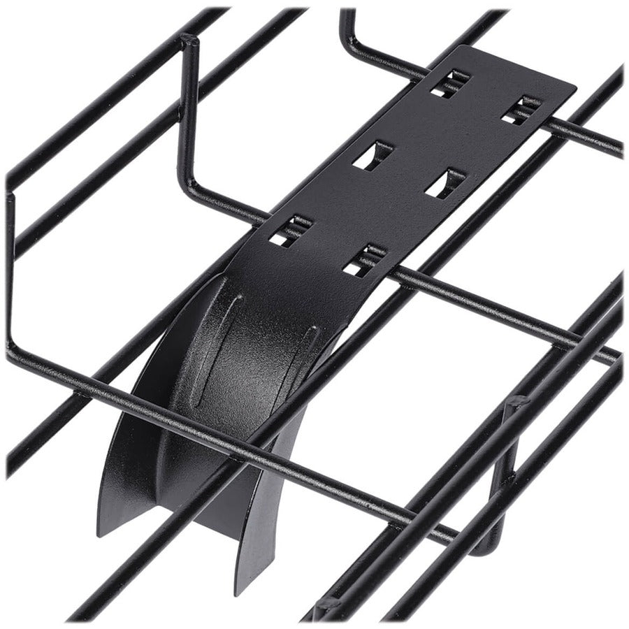 Clip de sortie de câble/chute de câble en cascade Tripp Lite par Eaton pour chemins de câbles en treillis métallique, largeur 45 mm SRWBDROP