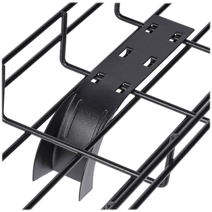 Clip de sortie de câble/chute de câble en cascade Tripp Lite par Eaton pour chemins de câbles en treillis métallique, largeur 45 mm SRWBDROP