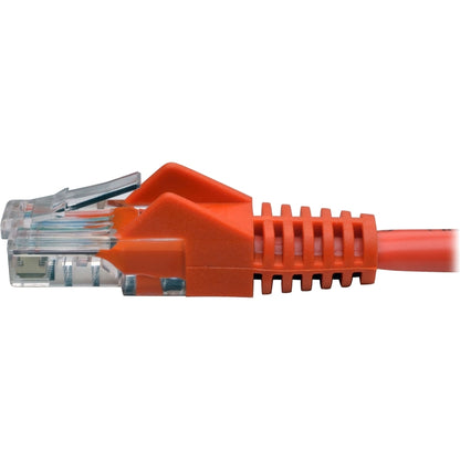 Câble de raccordement UTP moulé anti-accroc Cat5e 350 MHz Tripp Lite by Eaton (RJ45 M/M), orange, 1,5 m N001-005-OR
