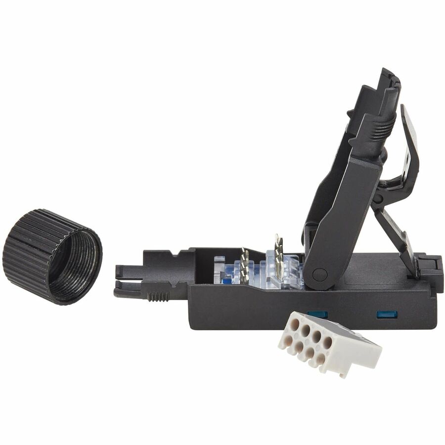 Fiche de raccordement sur site UTP Cat6a classe EA de Tripp Lite par Eaton, 568A/568B, TAA N232-USC6A-1