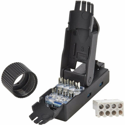 Fiche de raccordement sur site UTP Cat6a classe EA de Tripp Lite par Eaton, 568A/568B, TAA N232-USC6A-1