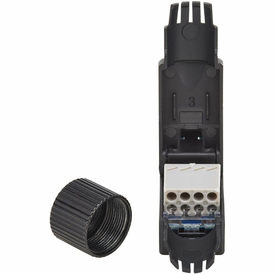 Fiche de raccordement sur site UTP Cat6a classe EA de Tripp Lite par Eaton, 568A/568B, TAA N232-USC6A-1