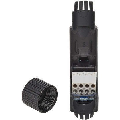 Fiche de raccordement sur site UTP Cat6a classe EA de Tripp Lite par Eaton, 568A/568B, TAA N232-USC6A-1
