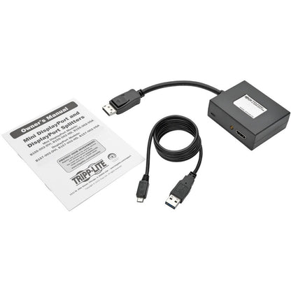 Répartiteur DisplayPort vers HDMI 2 ports Tripp Lite par Eaton B157-002-HD