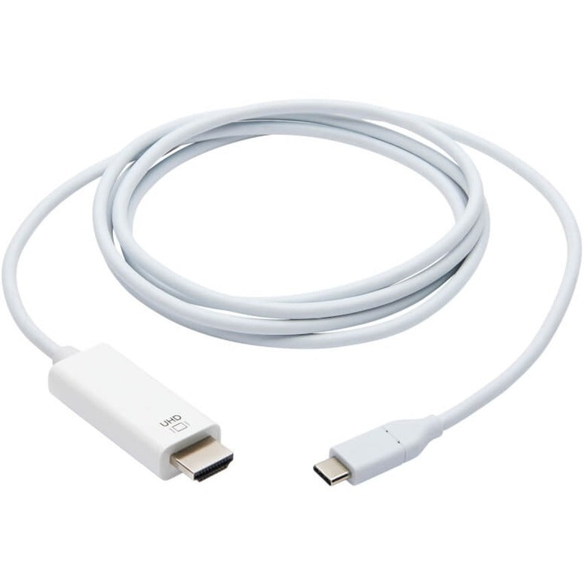 Adaptateur USB-C vers HDMI Tripp Lite par Eaton U444-006-H4K6WE, M/M, blanc, 6 pi. U444-006-H4K6WE