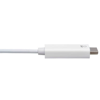 Adaptateur USB-C vers HDMI Tripp Lite par Eaton U444-006-H4K6WE, M/M, blanc, 6 pi. U444-006-H4K6WE