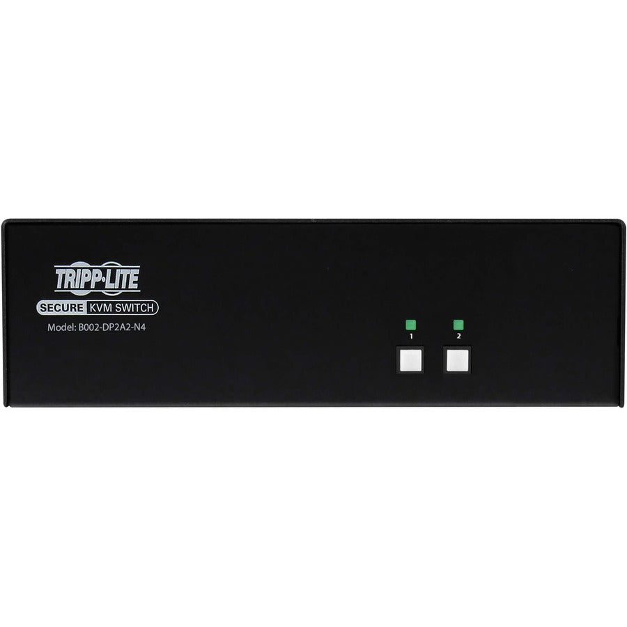 Commutateur KVM DisplayPort 2 ports pour deux écrans certifié NIAP PP4.0 Tripp Lite par Eaton B002-DP2A2-N4 B002-DP2A2-N4