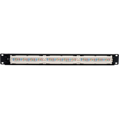 Tripp Lite 24-Port Cat5e Cat5 Rackmount Patch Panel 568B 110 Punch 1URM N052-024
