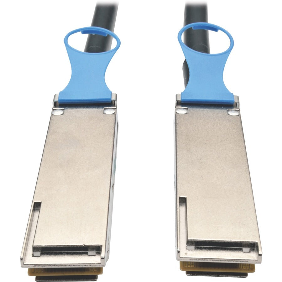Câble InfiniBand en cuivre DAC passif QSFP28 vers QSFP28 100 GbE Tripp Lite par Eaton (M/M), 0,5 m (20 po) N282-20N-28-BK