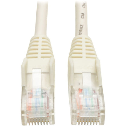 Tripp Lite by Eaton 10-ft. Cat5e 350MHz Snagless Molded Cable (RJ45 M/M) - White N001-010-WH