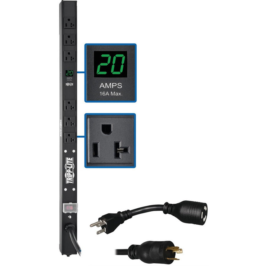 PDU vertical avec compteur Tripp Lite par Eaton PDUMV20-24 PDUMV20-24