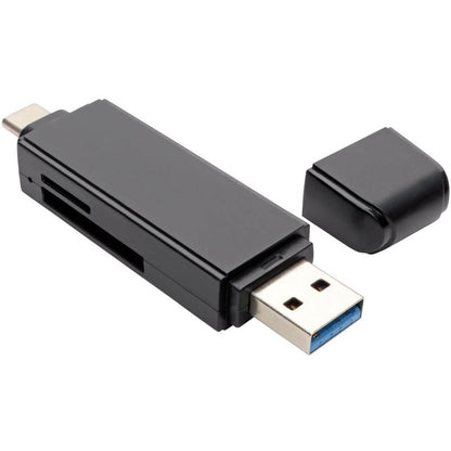 Lecteur de cartes mémoire USB-C Tripp Lite par Eaton, 2 en 1 USB-A/USB-C, USB 3.1 Gen 1 U452-000-SD-A
