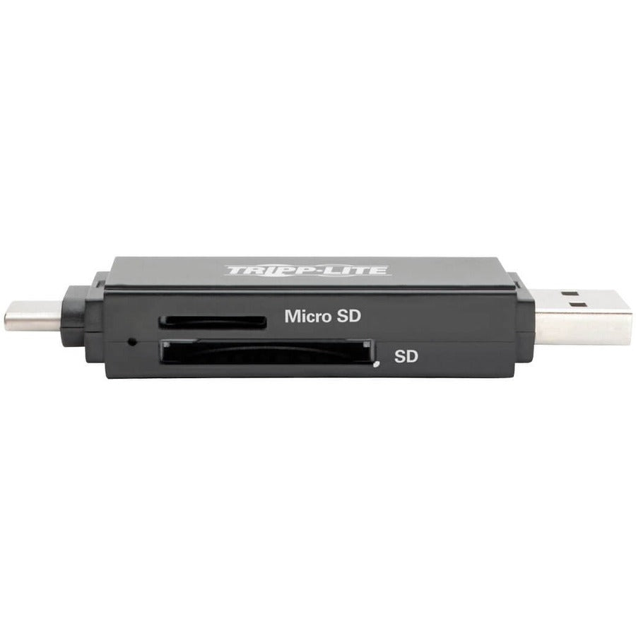 Lecteur de cartes mémoire USB-C Tripp Lite par Eaton, 2 en 1 USB-A/USB-C, USB 3.1 Gen 1 U452-000-SD-A