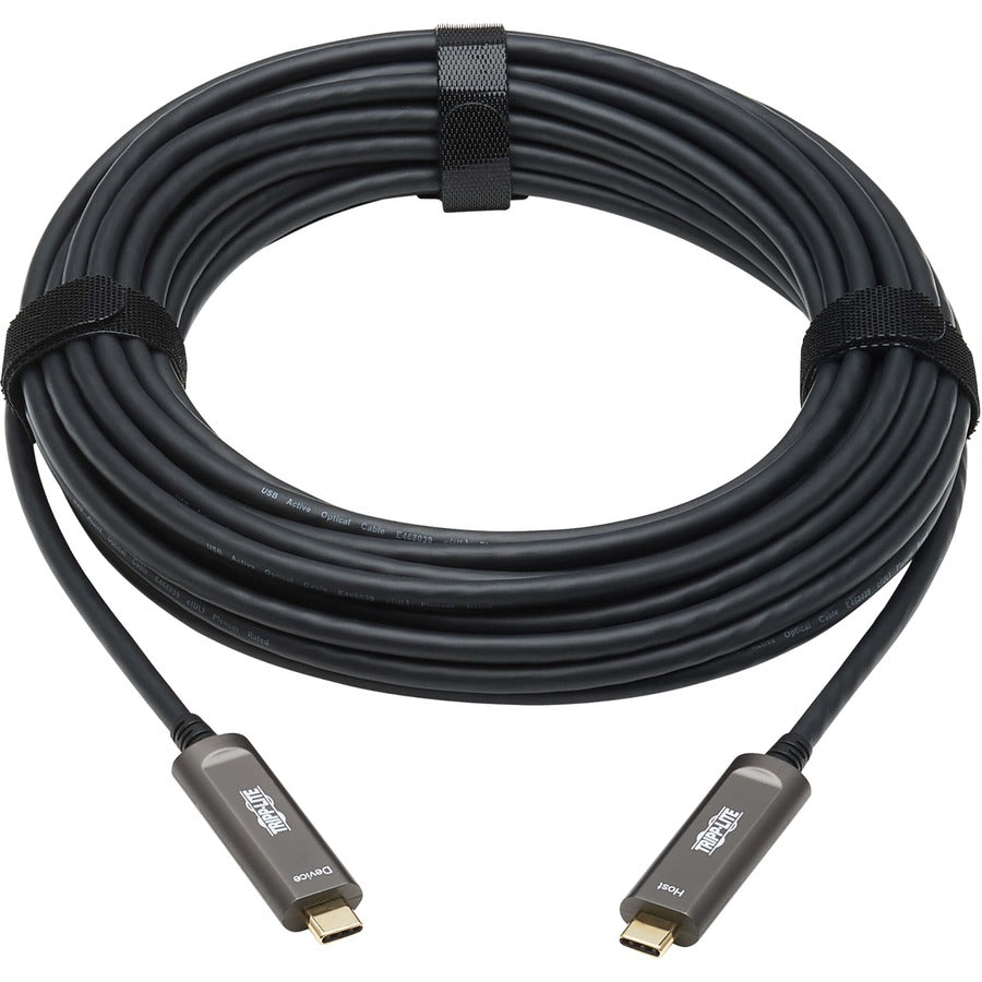 Câble optique actif à fibre optique USB 3.2 Gen 2 Tripp Lite par Eaton, M/M, 10 m (33 pi) U420F-10M-D321