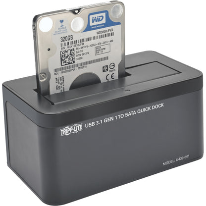 Station d'accueil pour lecteur Tripp Lite by Eaton U439-001 - Interface hôte USB Type C externe - Noir U439-001