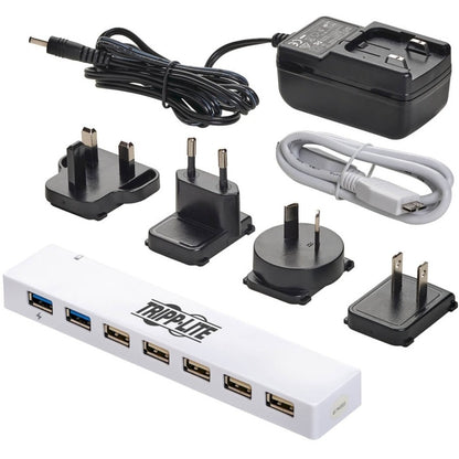 Hub combiné USB 3.0/USB 2.0 à 7 ports Tripp Lite par Eaton U360-007C-2X3 U360-007C-2X3