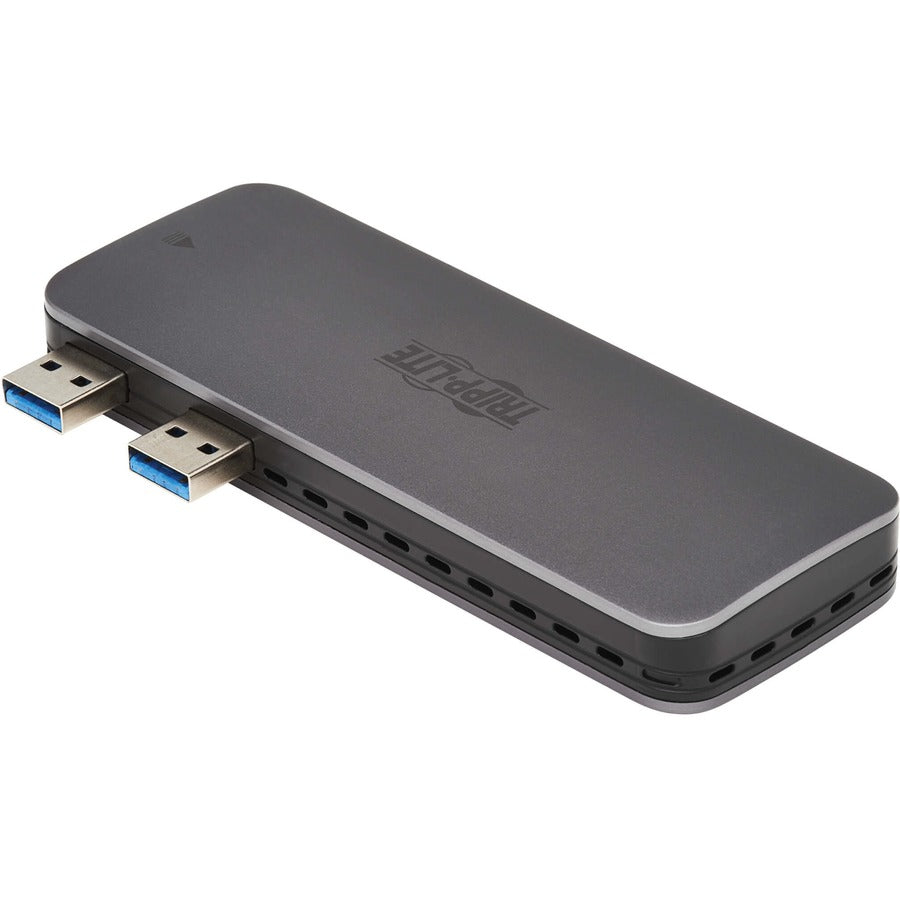 Boîtier de disque dur Tripp Lite by Eaton U357-1M2-NVMEG2 - Interface hôte USB 3.2 (Gen 2) Type A - Prise en charge UASP externe - Gris foncé U357-1M2-NVMEG2