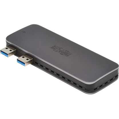 Boîtier de disque dur Tripp Lite by Eaton U357-1M2-NVMEG2 - Interface hôte USB 3.2 (Gen 2) Type A - Prise en charge UASP externe - Gris foncé U357-1M2-NVMEG2