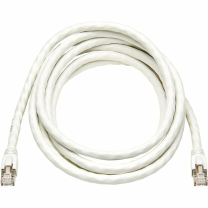 Câble Ethernet SSTP Cat8 40G sans accroc Tripp Lite par Eaton (RJ45 M/M), PoE, blanc, 3,1 m (10 pi) N272-F10-WH