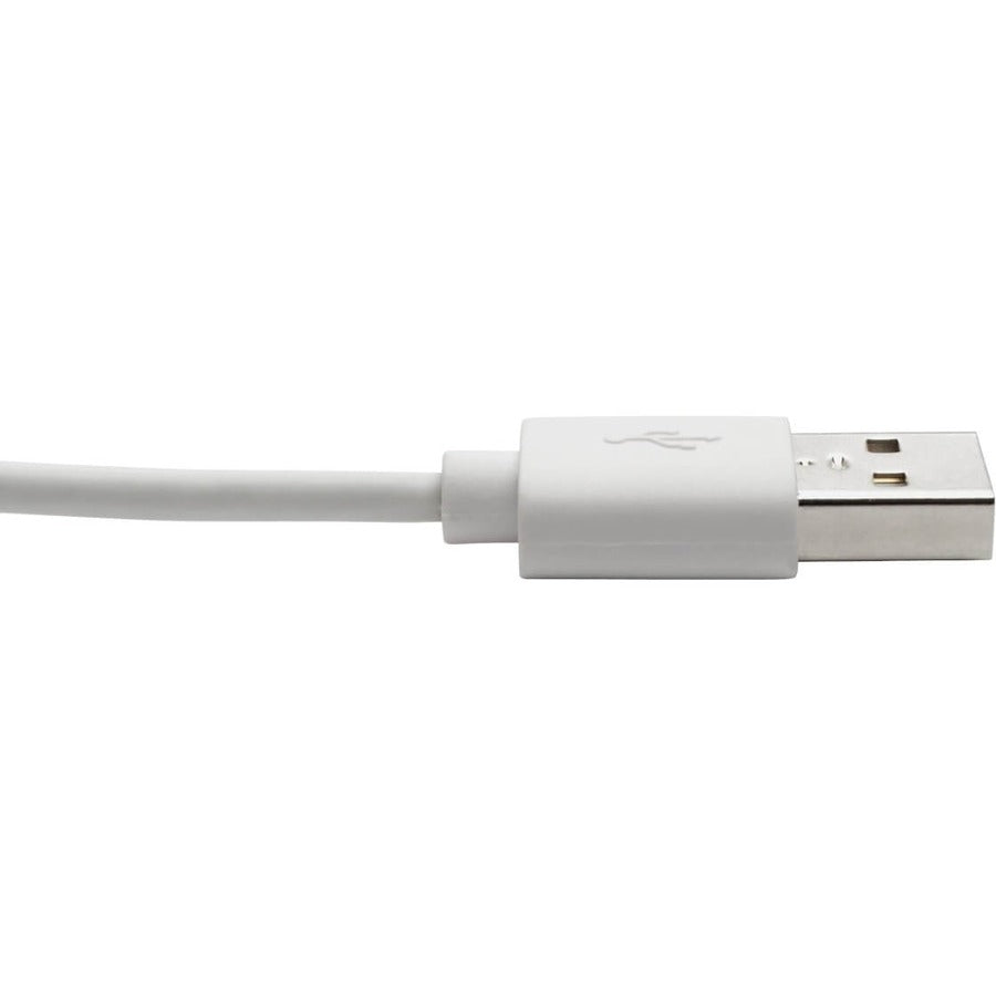 Tripp Lite by Eaton Sync/Charge M100-006-LRA-WH Lightning/USB Data Transfer Cable M100-006-LRA-WH