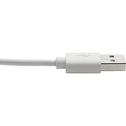 Tripp Lite by Eaton Sync/Charge M100-006-LRA-WH Lightning/USB Data Transfer Cable M100-006-LRA-WH