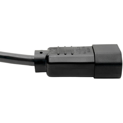 Tripp Lite 2ft Computer Power Cord Extension Cable C14 to C13 10A 18AWG 2' P004-002