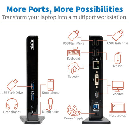 Tripp Lite by Eaton U342-DHG-402 Docking Station U342-DHG-402